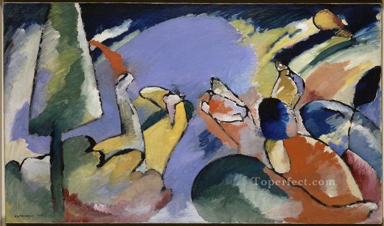 improvisación xiv 1910 Wassily Kandinsky Pintura al óleo